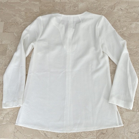 NWT J. Crew Textured Crepe Blouse Top - Picture 5 of 5